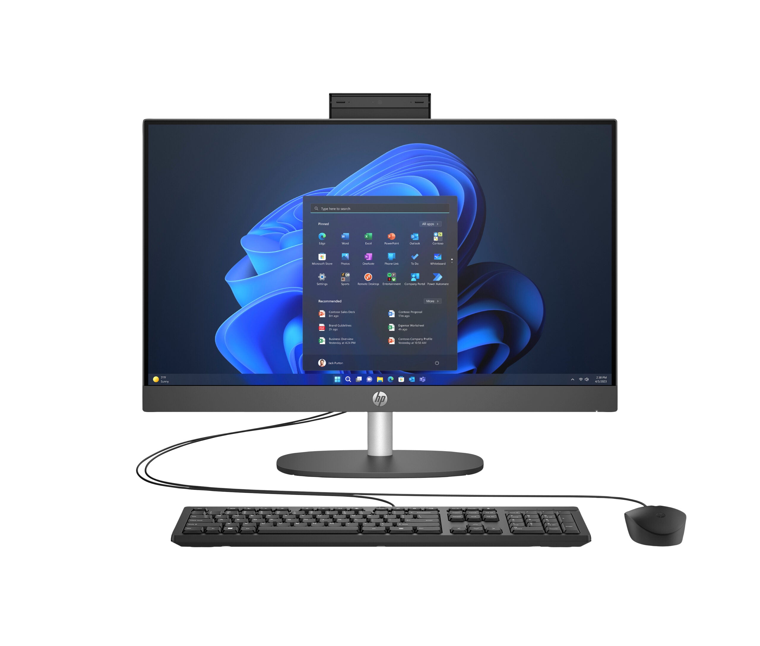 HP AIO240G10 NT i3-N300 8 256 UMA DOS 3y "623Z4ET"