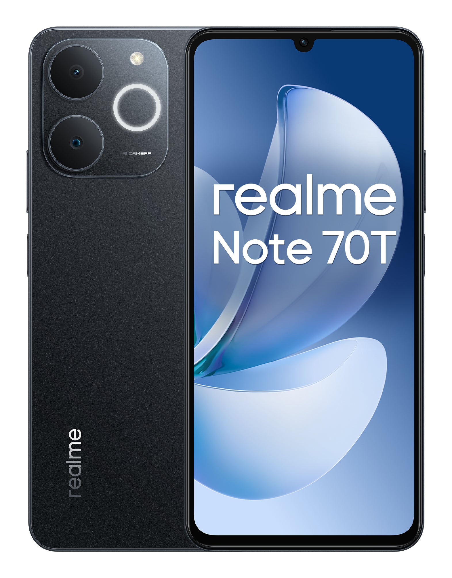 Note 70T, 64GB, 4GB RAM, Dual SIM, 4G, Tri-Camera, Obsidian Black "631011006472"