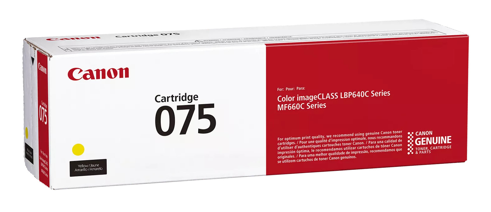 Toner Original Canon Yellow, CRG-075Y, pentru LBP646|LBP647|MF664|MF667, 1.3K, , "6362C002AA"