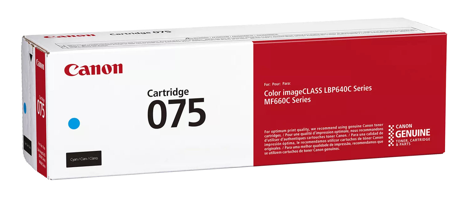 Toner Original Canon Cyan, CRG-075C, pentru LBP646|LBP647|MF664|MF667, 1.3K, , "6365C002AA"