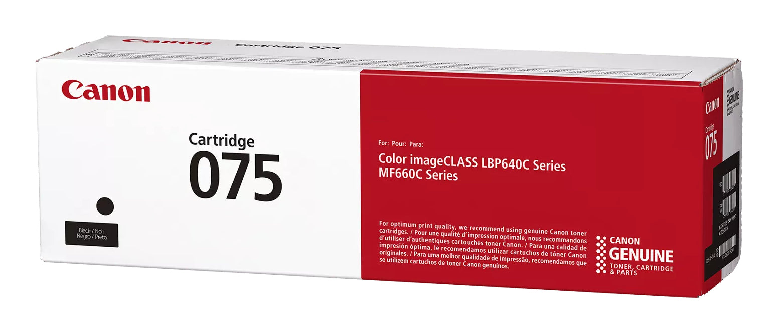Toner Original Canon Black, CRG-075BK, pentruLBP646|LBP647|MF664|MF667, 1.4K, , "6365C002AA"