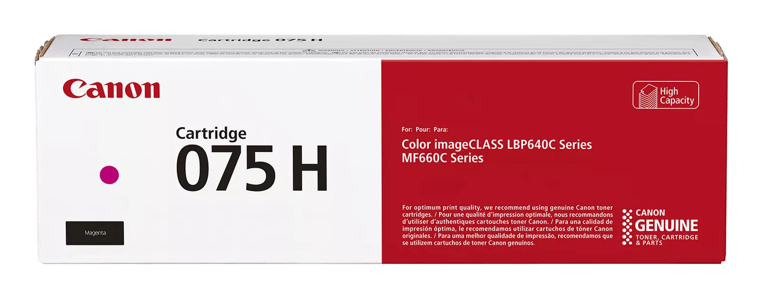 Toner Original Canon Magenta, CRG-075HM, pentruLBP646|LBP647|MF664|MF667, 2.5K, ,"6367C002AA"