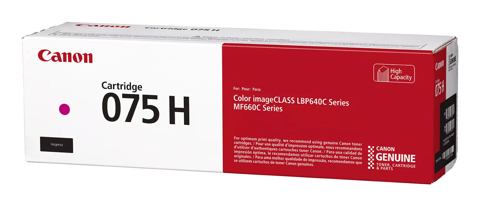 Toner Original Canon Magenta, CRG-075HM, pentruLBP646|LBP647|MF664|MF667, 2.5K, ,"6367C002AA"