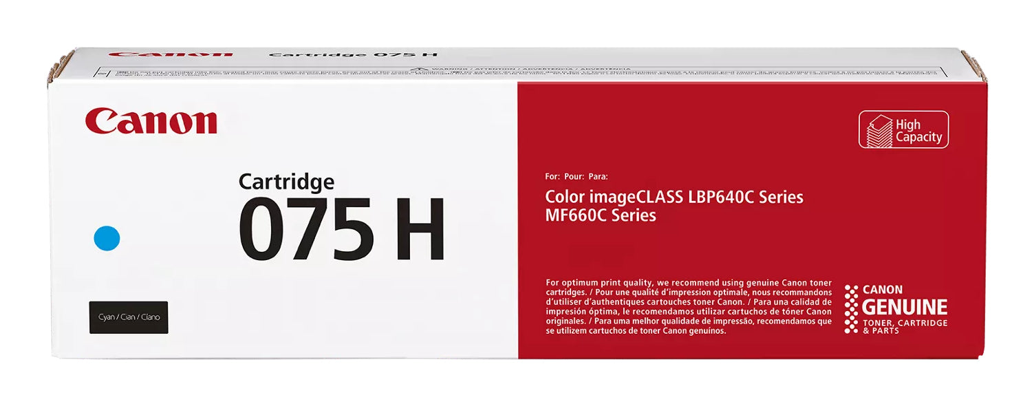 Toner Original Canon Cyan, CRG-075HC, pentruLBP646|LBP647|MF664|MF667, 2.5K, ,"6368C002AA"