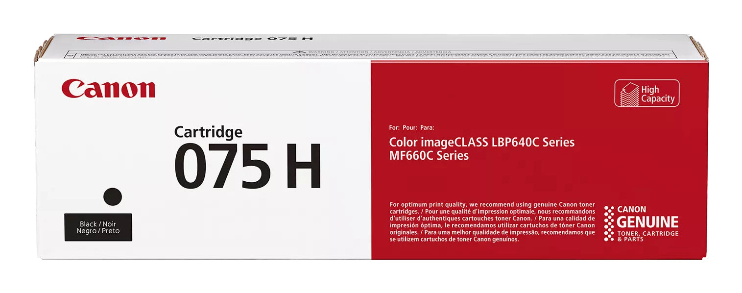 Toner Original Canon Black, CRG-075HBK, pentruLBP646|LBP647|MF664|MF667, 3.5K, ,"6369C002AA"