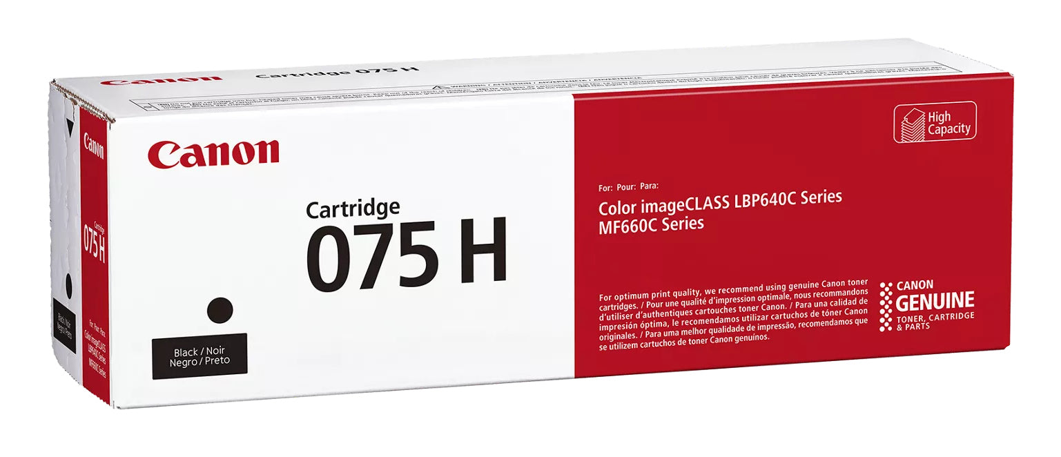 Toner Original Canon Black, CRG-075HBK, pentruLBP646|LBP647|MF664|MF667, 3.5K, ,"6369C002AA"