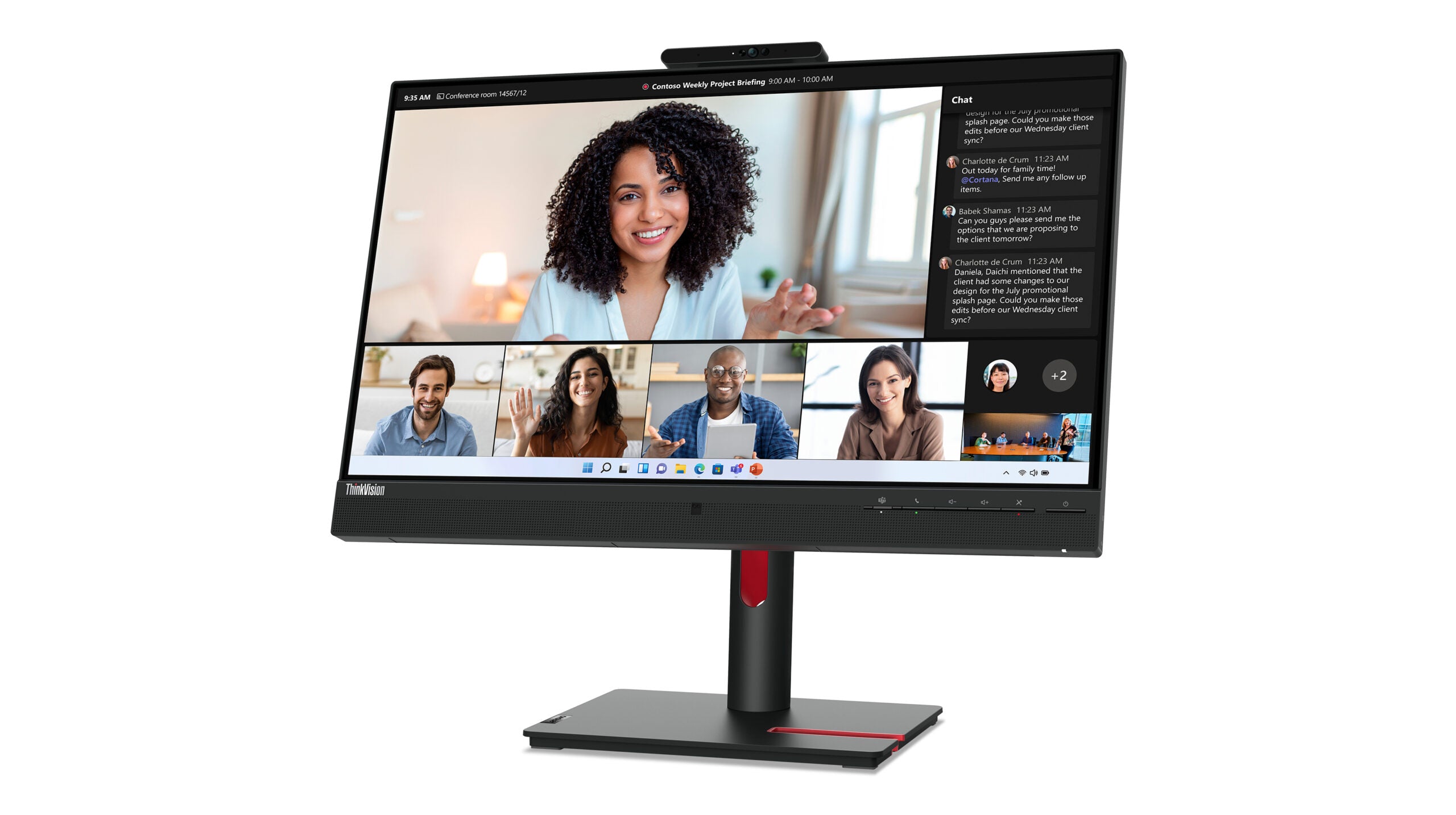 T24mv-30 23.8" FHD VoIP USB-C Monitor "63D7UAR3EU"