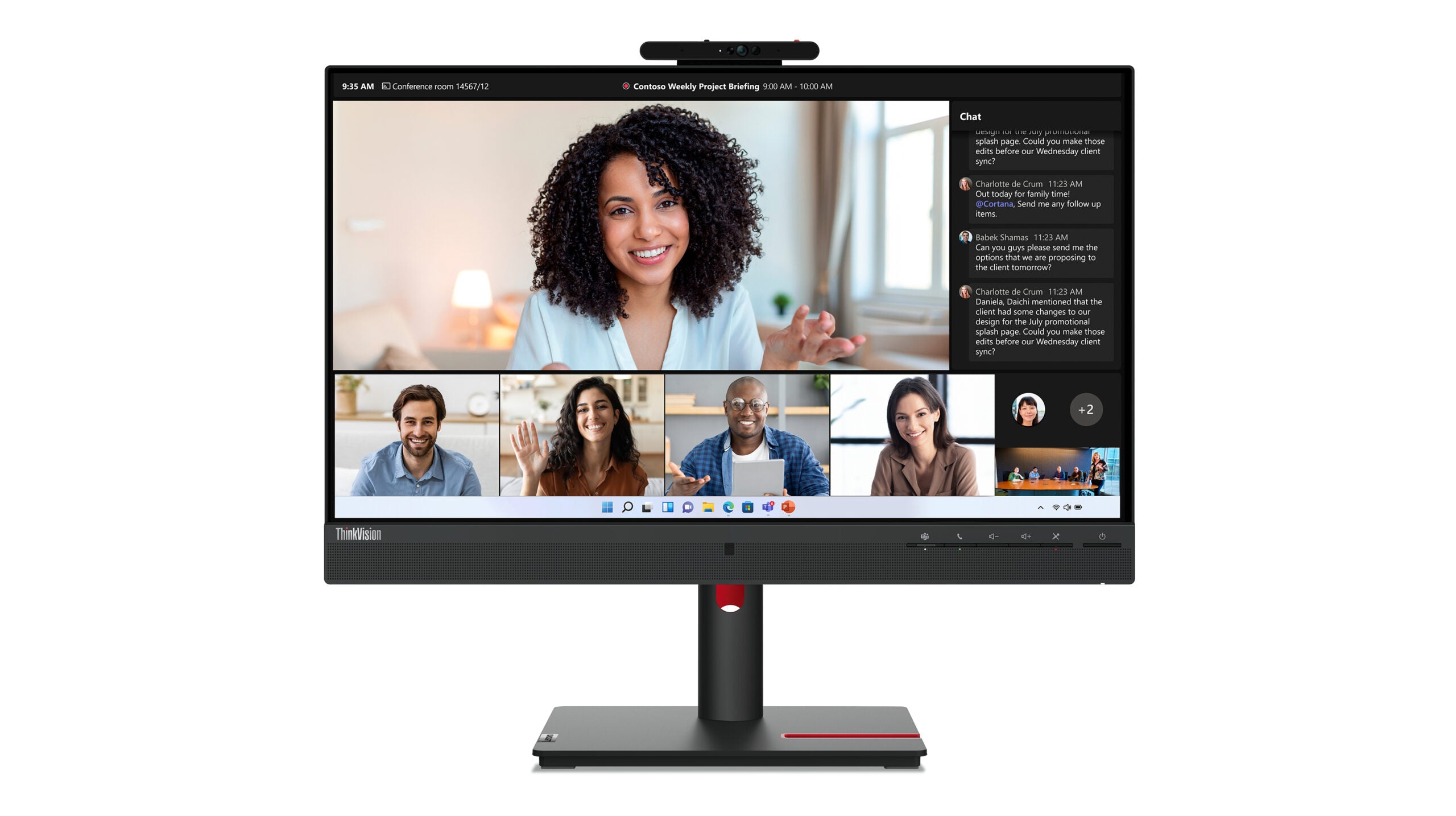 T24mv-30 23.8" FHD VoIP USB-C Monitor "63D7UAR3EU"