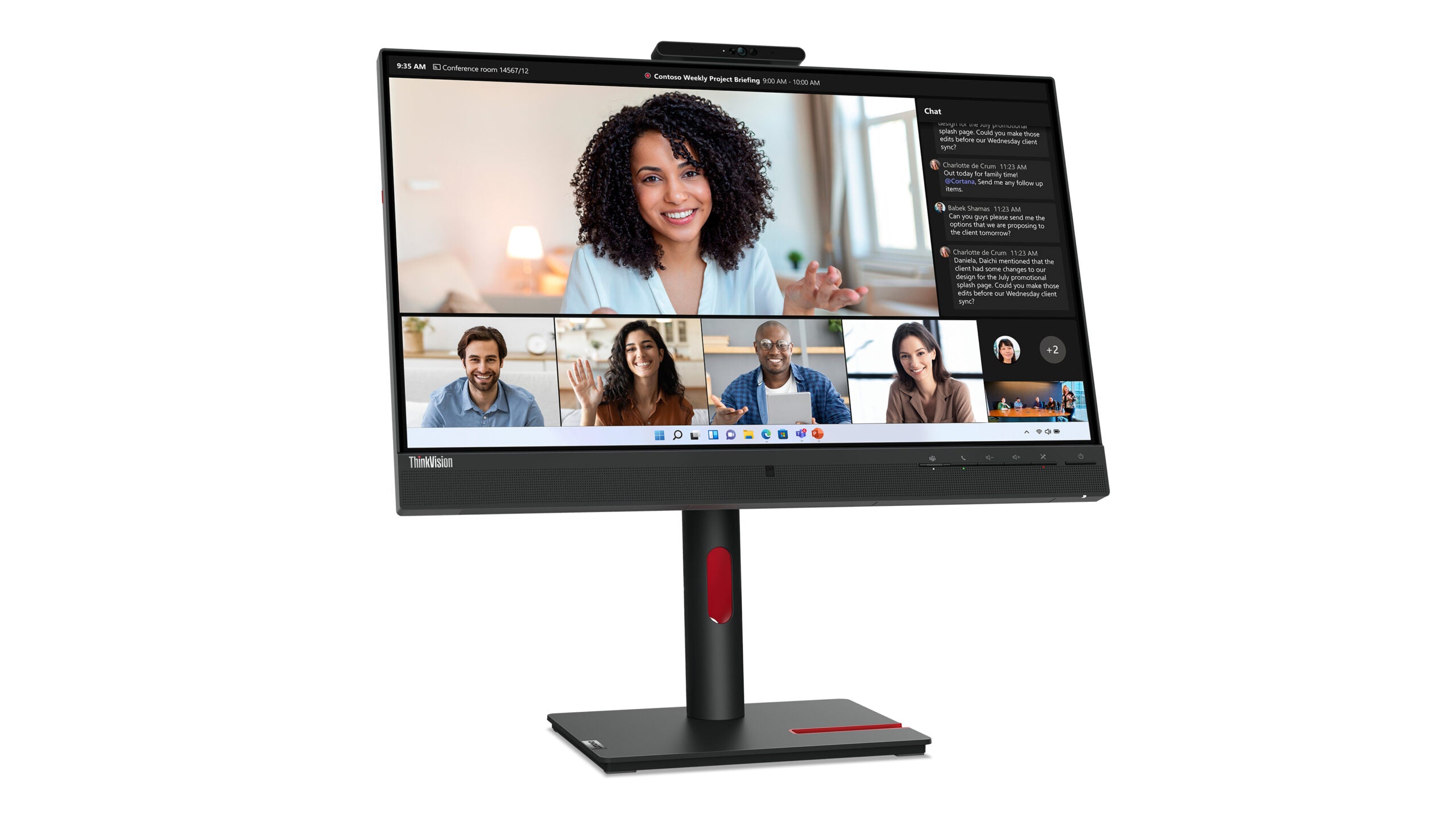 T24mv-30 23.8" FHD VoIP USB-C Monitor "63D7UAR3EU"