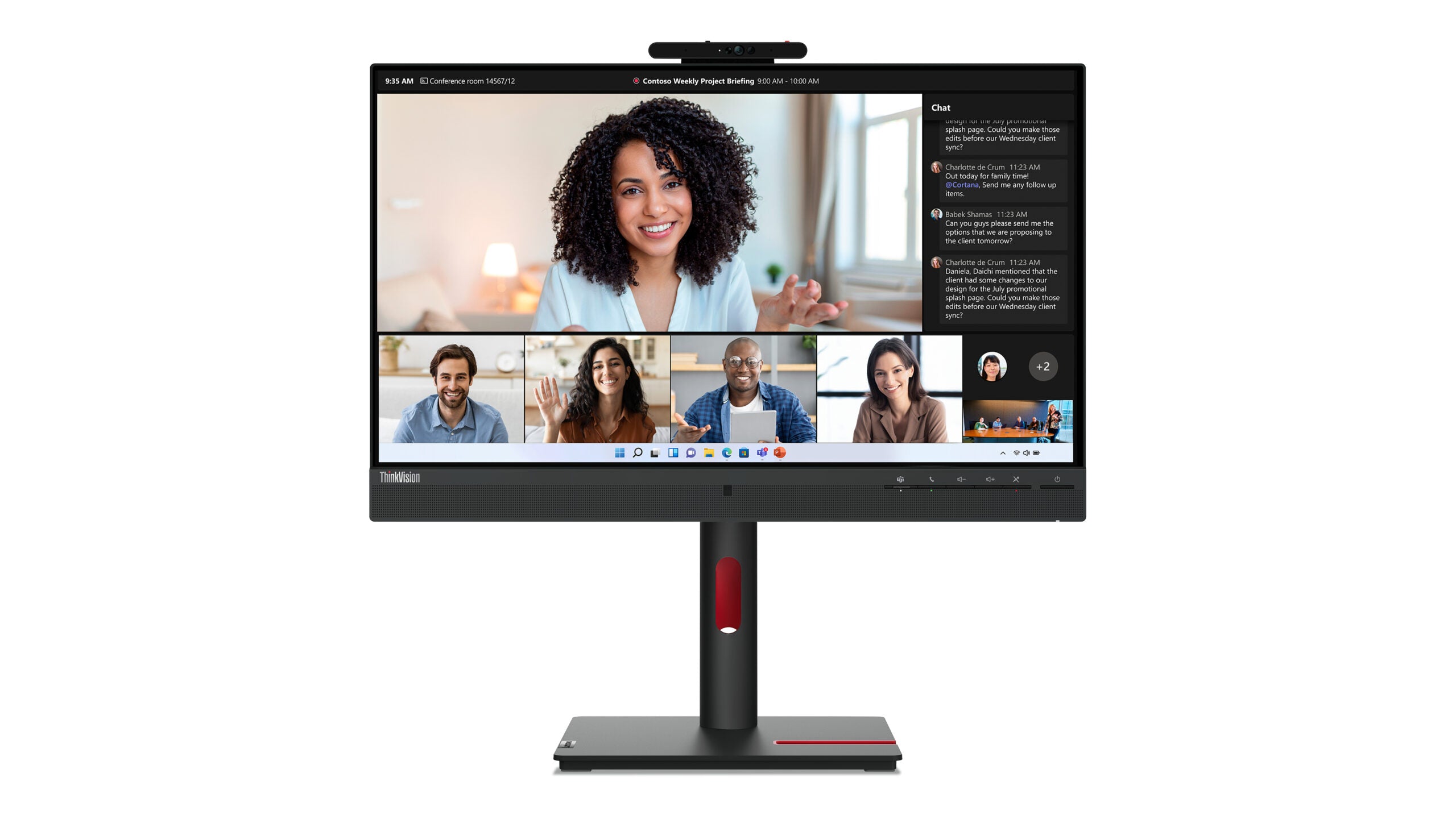T24mv-30 23.8" FHD VoIP USB-C Monitor "63D7UAR3EU"