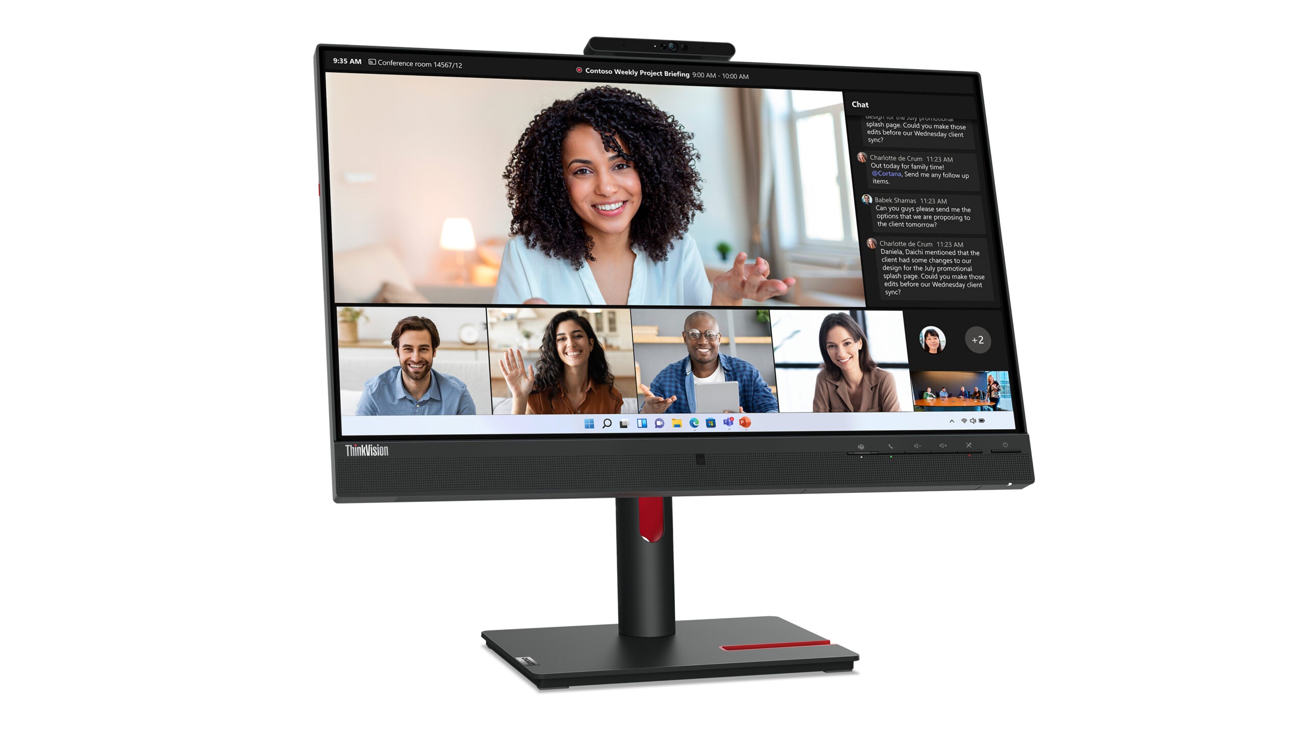 T24mv-30 23.8" FHD VoIP USB-C Monitor "63D7UAR3EU"