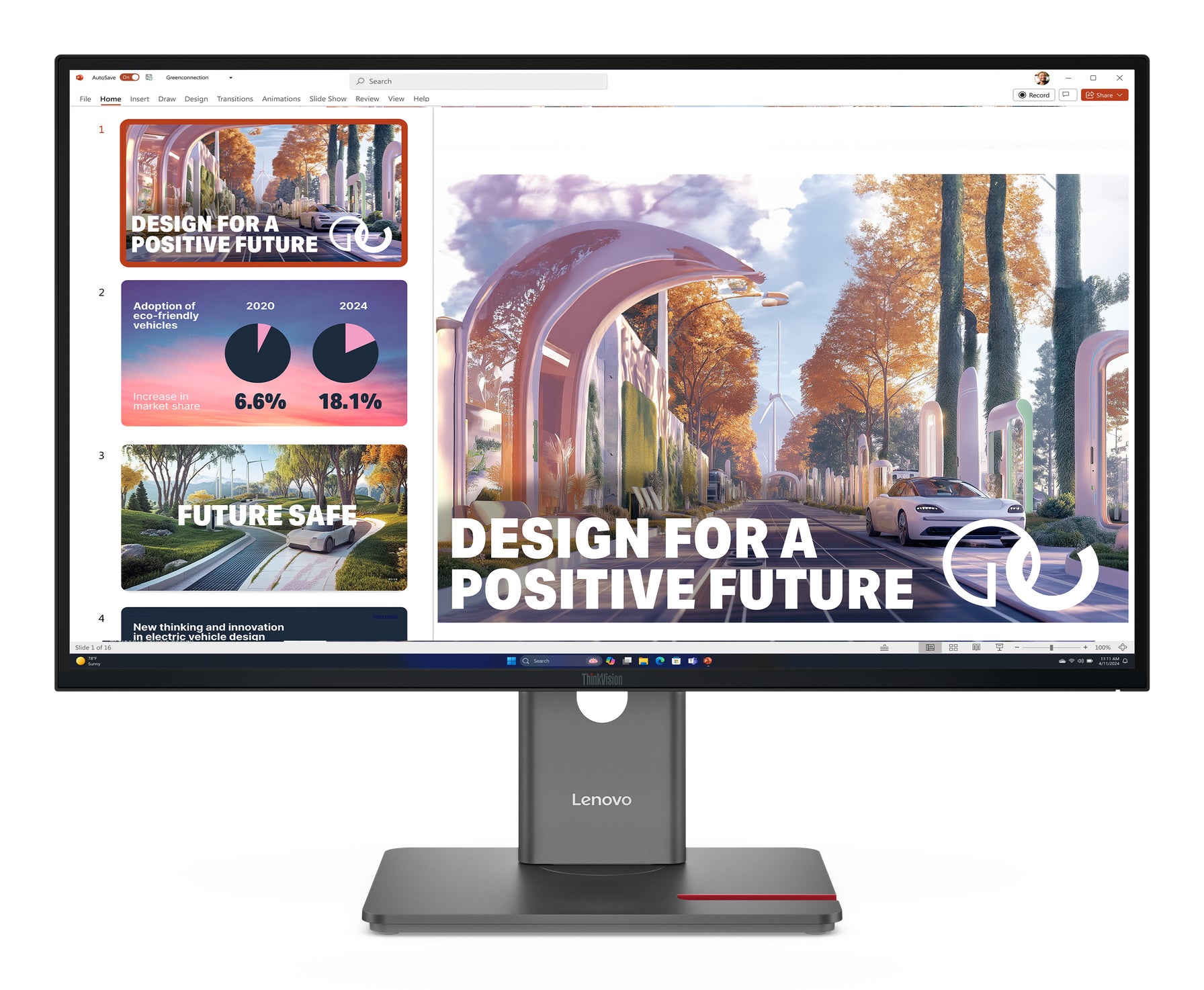 MONITOR LCD 27" P27QD-40/64B3GAT2EU LENOVO "64B3GAT2EU"