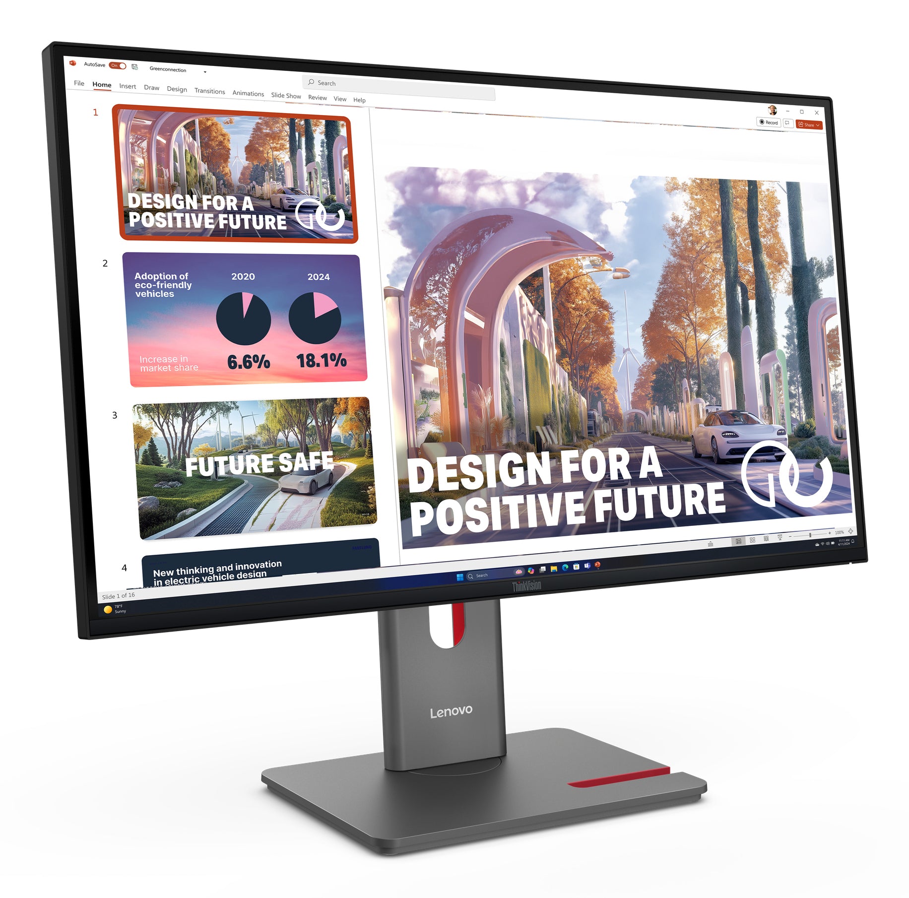 MONITOR LCD 27" P27QD-40/64B3GAT2EU LENOVO "64B3GAT2EU"