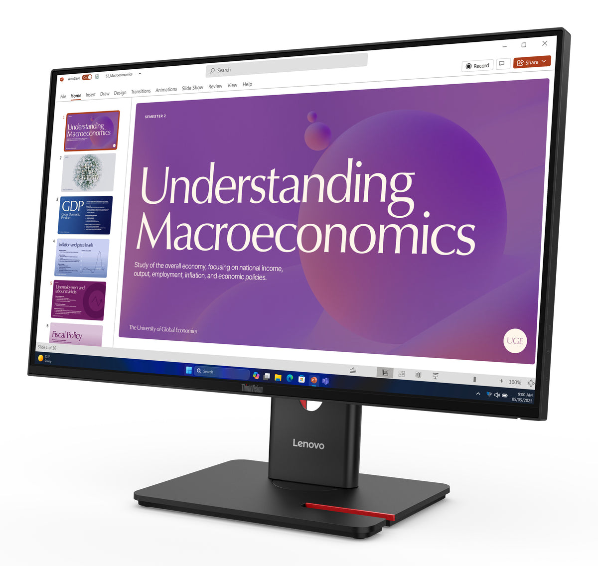 Lenovo Monitor ThinkVision T24D-40 23,8
