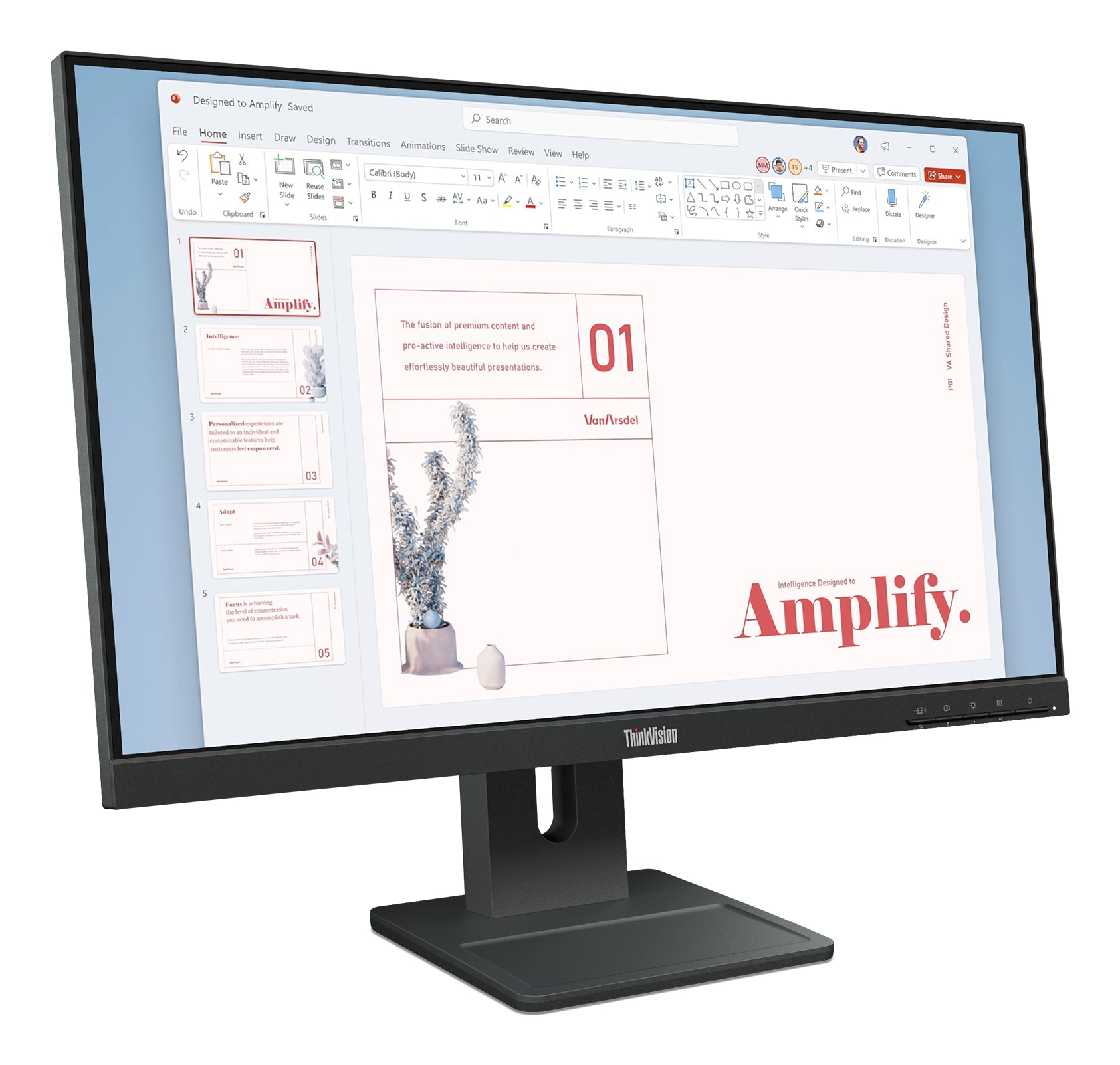 ThinkVision E24-40 23.8" IPS FHD HMDI 3Y "64BAMAT1EU"