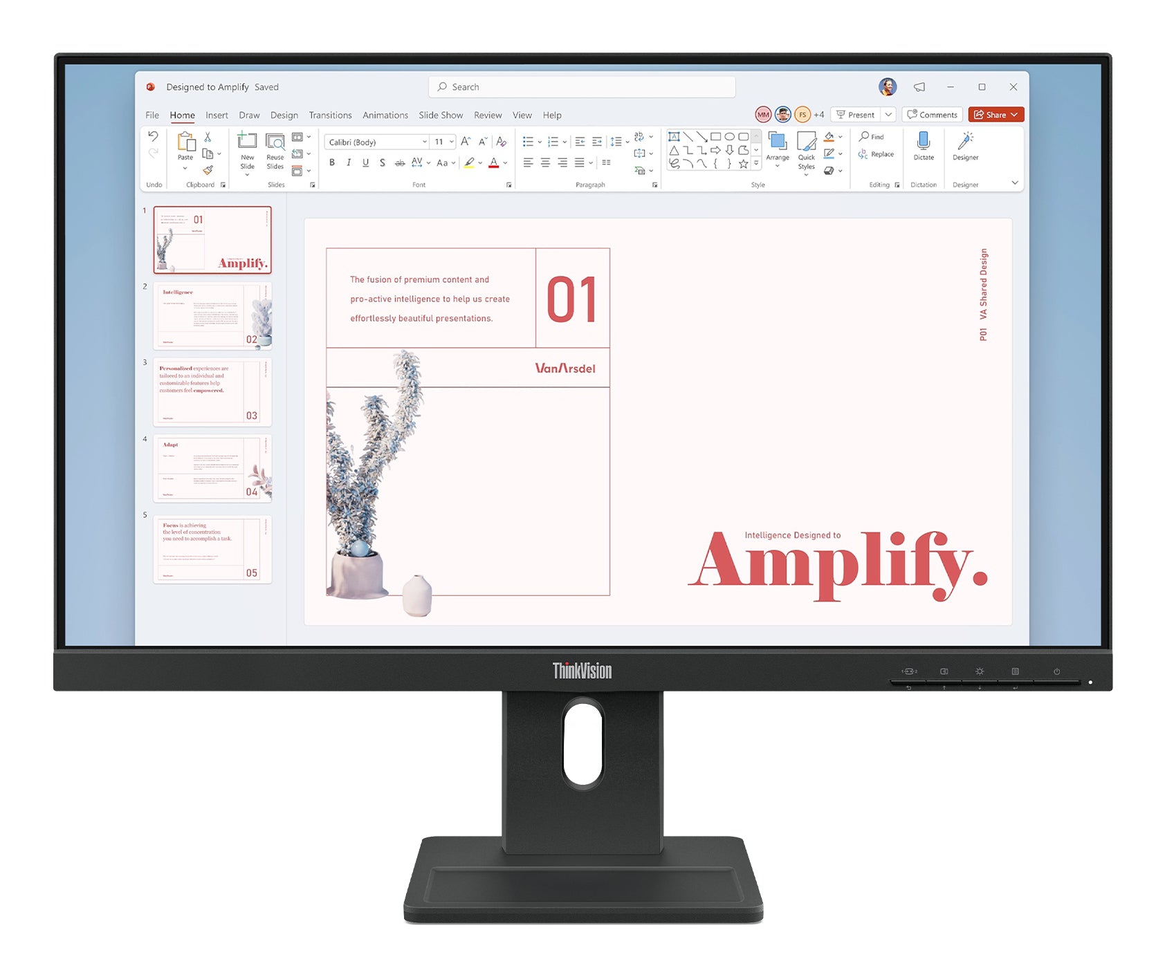 ThinkVision E24-40 23.8" IPS FHD HMDI 3Y "64BAMAT1EU"