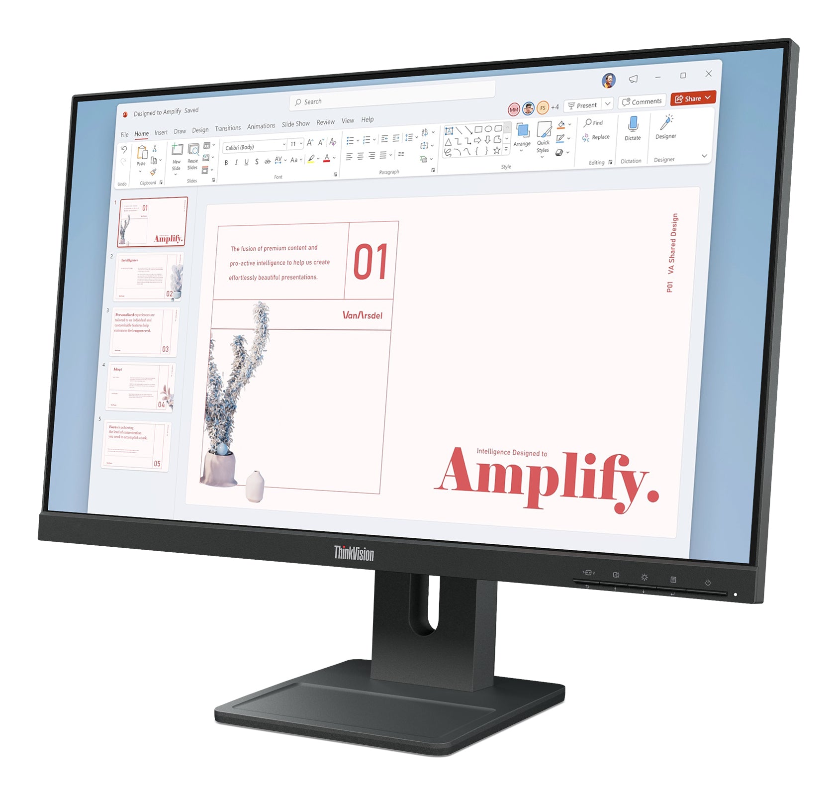 ThinkVision E24-40 23.8" IPS FHD HMDI 3Y "64BAMAT1EU"