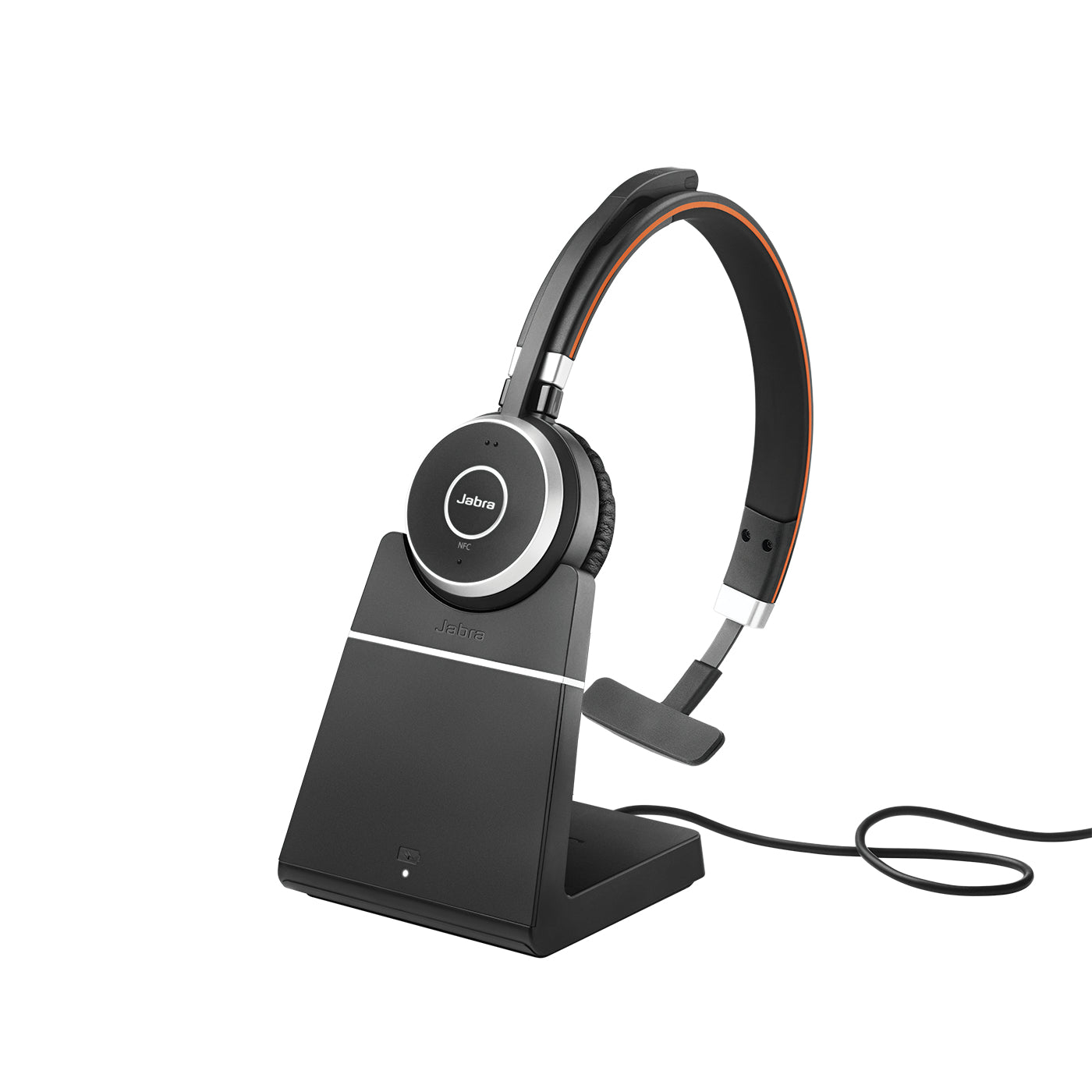 Casti cu microfon Jabra Evolve 65 SE Microsoft Stereo Stand, Bluetooth/USB + Link 380a (Negru) "6593-833-399" (timbru verde 0.18 lei)