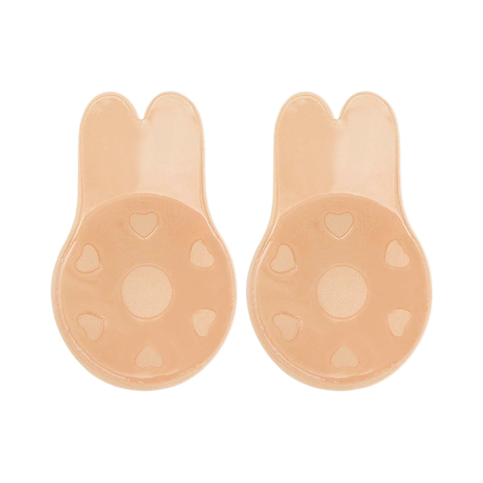 Sutien Invizibil cu Silicon Autoadeziv, Efect de Push-Up, Fara Bretele, Reutilizabil, Liftup, Marime Universala, 10.5 cm, Bej