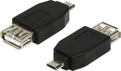 ADAPTOR LOGILINK, pt. smartphone, Micro-USB 2.0 (T) la USB 2.0 (M), negru, "AU0029"