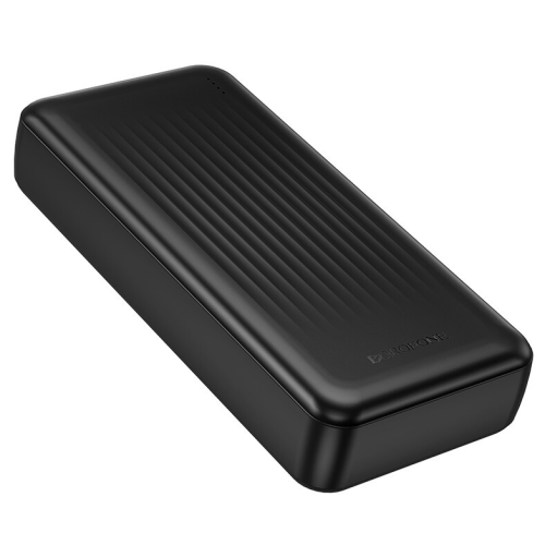 POWER BANK Borofone "BJ80A", 20000mAh, 22.5W, 2 x USB; 1 x USB Type-C, 1x microUSB total 5V/2A, negru "6941991121616"