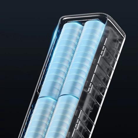 POWER BANK Cuktech P+ Series 1C1A, 10000mAh, 150W, 1 x USB; 1 x USB Type-C, digital display pt. status baterie, negru "CKPB100PGLBL"