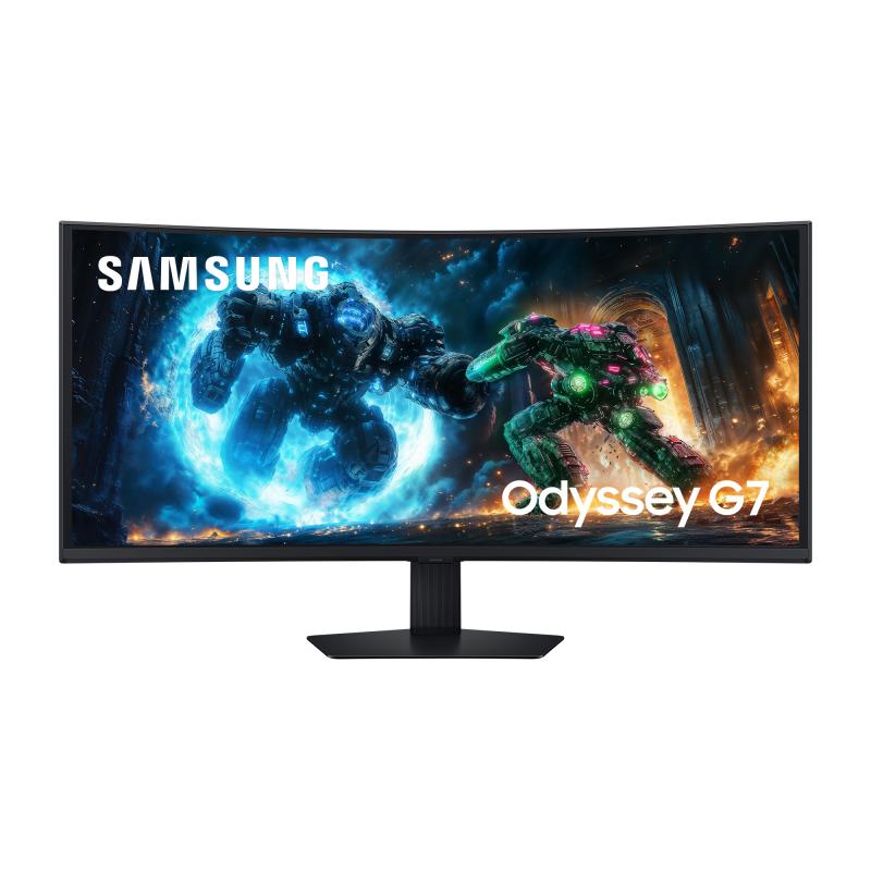 Monitor Samsung 40" LS40FG750EUXEN, Curvature: 1000R, Diagonal (inch): 40, Diagonal (cm): 101, Aspect ratio: 21:9, Panel: VA, Resolution: 5120x2160, Refresh Rate: 180Hz, Response time GtG: 1ms, Brightness (max): 350 cd/m², Contrast (static) : 3000:1, View