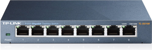 SWITCH TP-LINK 8 porturi Gigabit. carcasa metalica "TL-SG108"