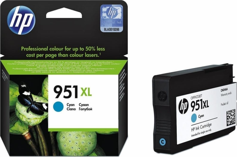 Cartus Cerneala Original HP Cyan, nr.951XL, pentru OfficeJet Pro 251|276|8100|8600, , , "CN046AE"