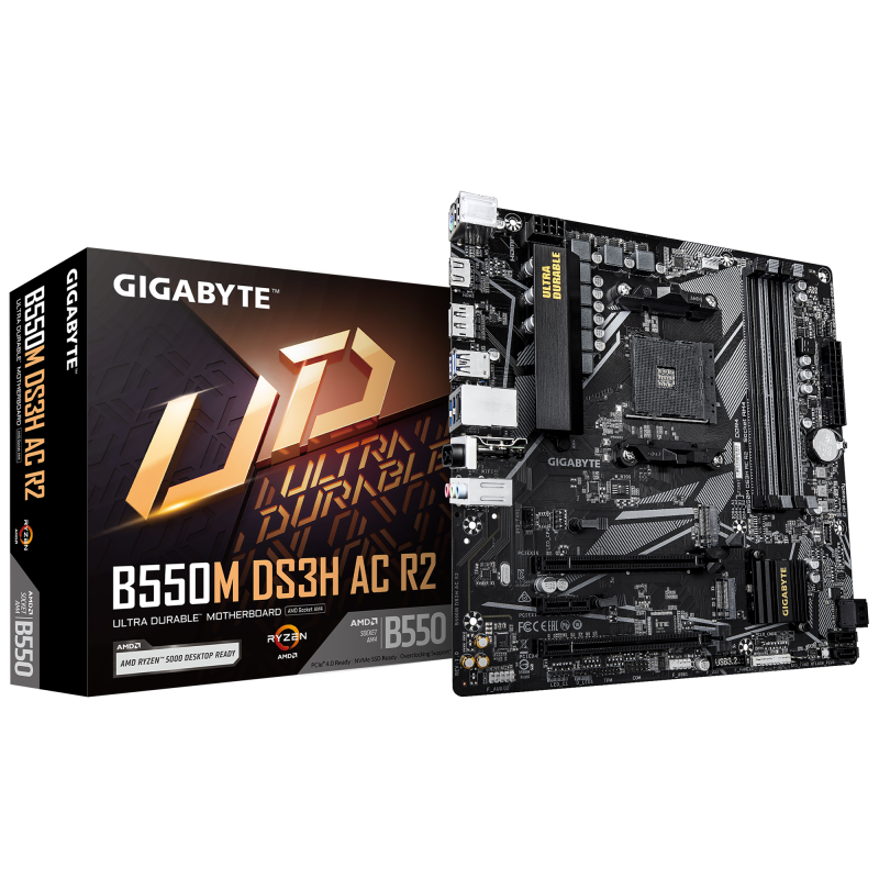 MB GIGABYTE B550M DS3H AC R2 AM4
