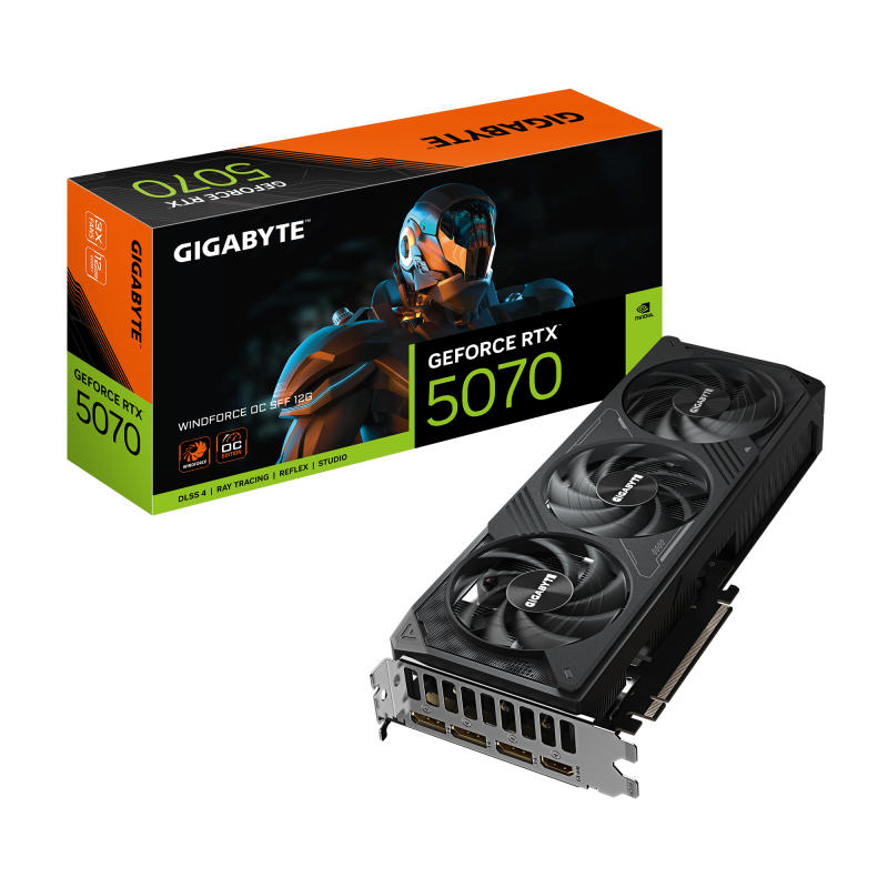 Gigabyte VGA GB RTX 5070 WINDFORCE OC SFF 12G