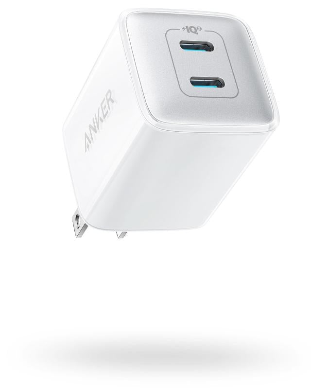 Anker Incarcator retea 40W alb (Incarcator retea Anker Powerport Iii 521 Nano Pro 2xUSB-C 40W alb)