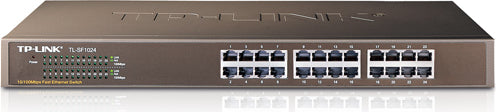 SWITCH TP-LINK 24 porturi 10/100Mbps. carcasa metalica. rackabil "TL-SF1024"