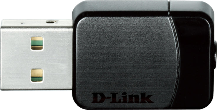 Adaptor RETEA D-Link AC600, extern wireless 2.4 GHz | 5 GHz, USB 2.0, port, 600 Mbps, antena interna x 1, 
