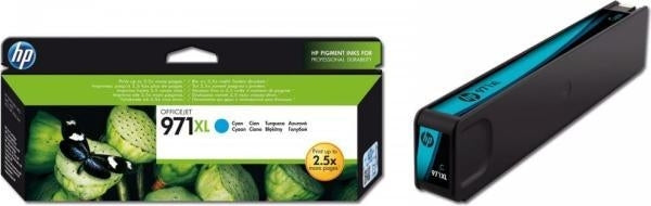 Cartus Cerneala Original HP Cyan, nr.971XL, pentru OfficeJet X476|576|451|551, , , "CN626AE"