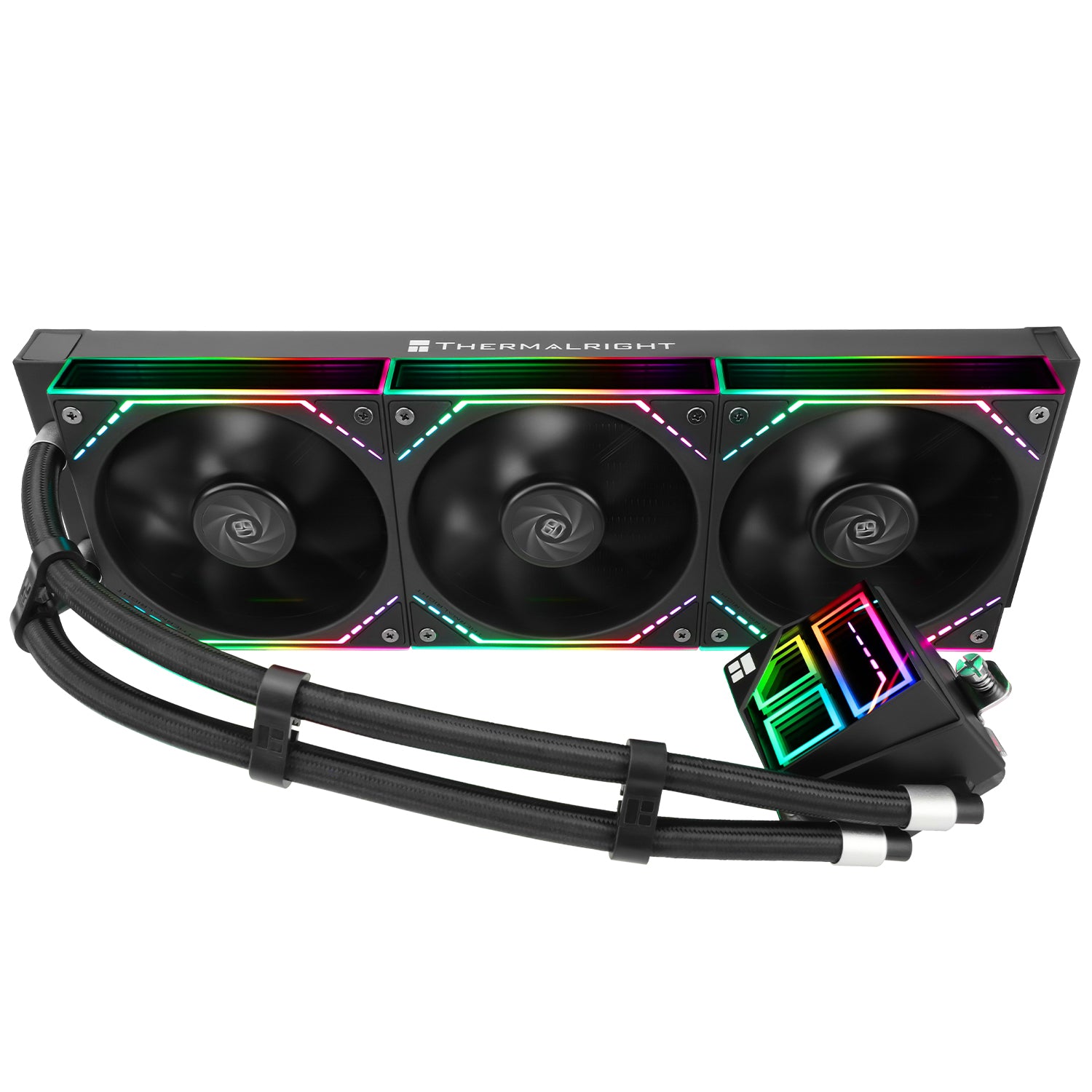 COOLER Thermalright "Frozen Infinity 360", skt. Intel si AMD, racire cu lichid, 3 x 120mm, 2000 RPM, ARGB adresabil, negru "Frozen Infinity 360 Black"