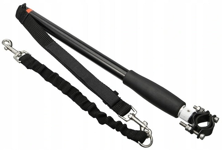 Lesa hands-free de caini pentru bicicleta, Sersimo, Negru