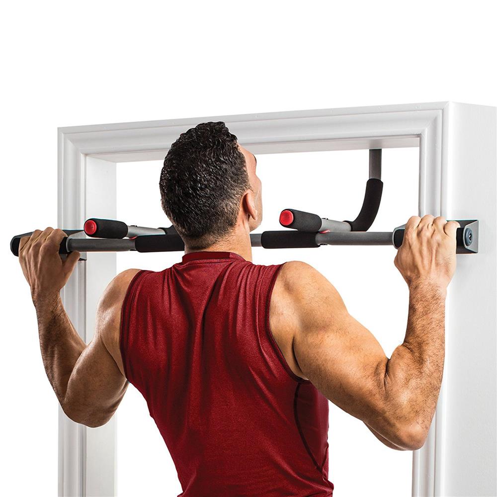 Bara de tractiuni, multifunctionala, pentru perete, cu manere antiderapante, 100kg