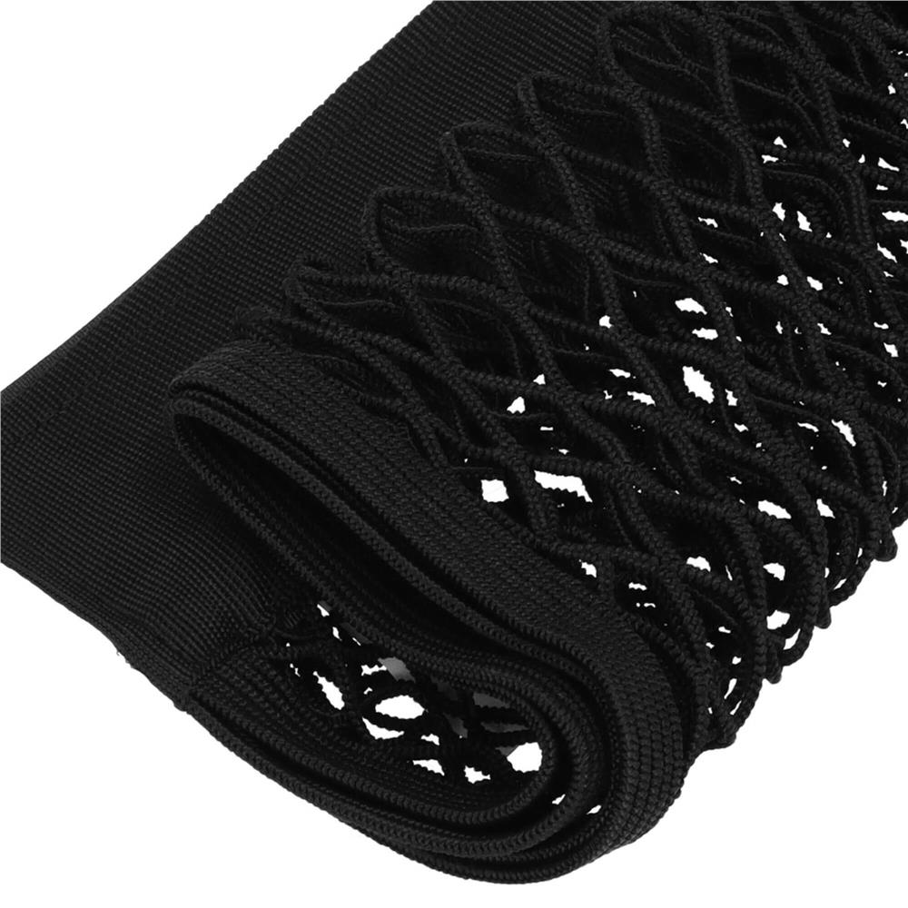 Organizator pentru portbagaj cu plasa, instalare cu arici, 24x50-70cm, negru