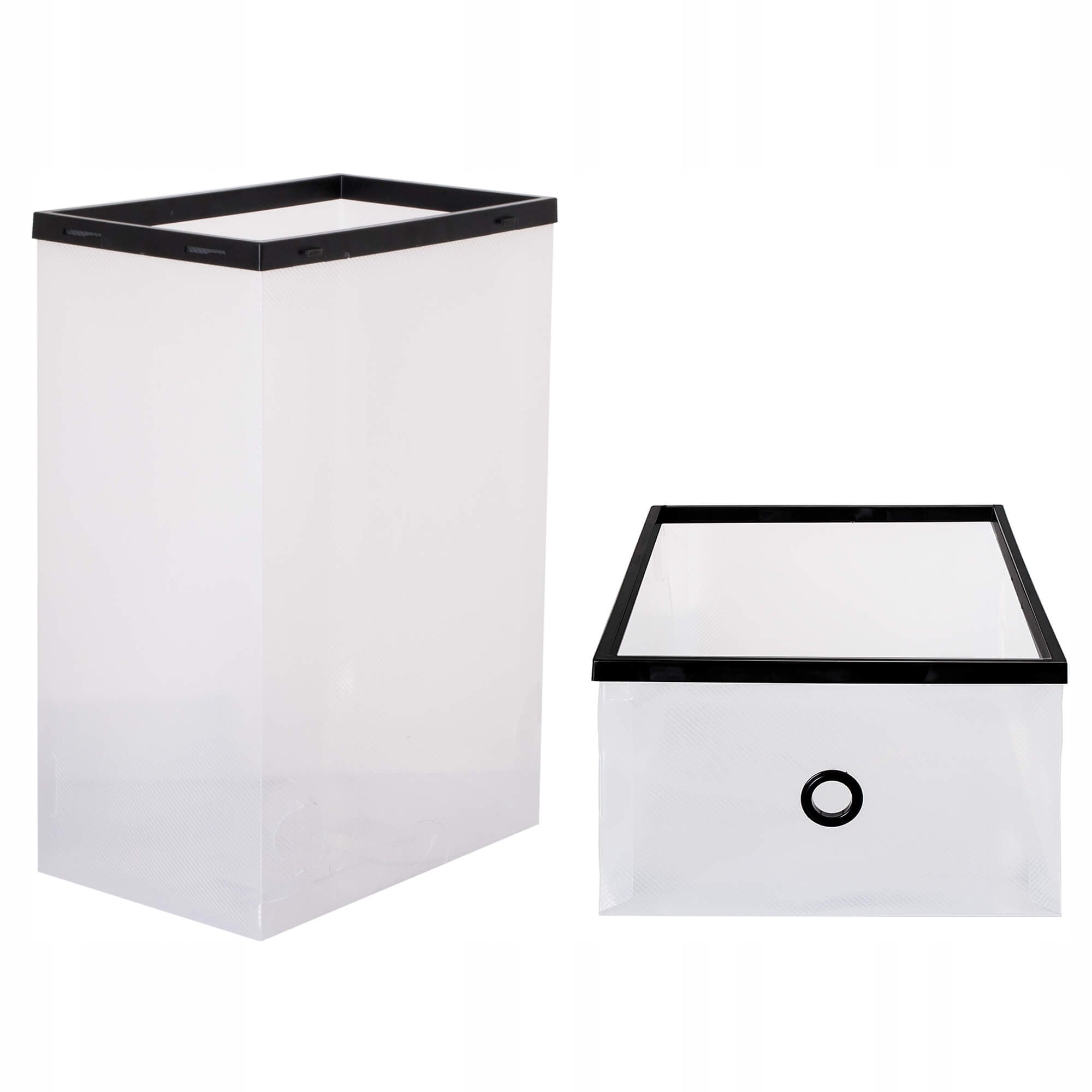 Set 10 cutii organizare pentru pantofi, 33x23x13, transparent