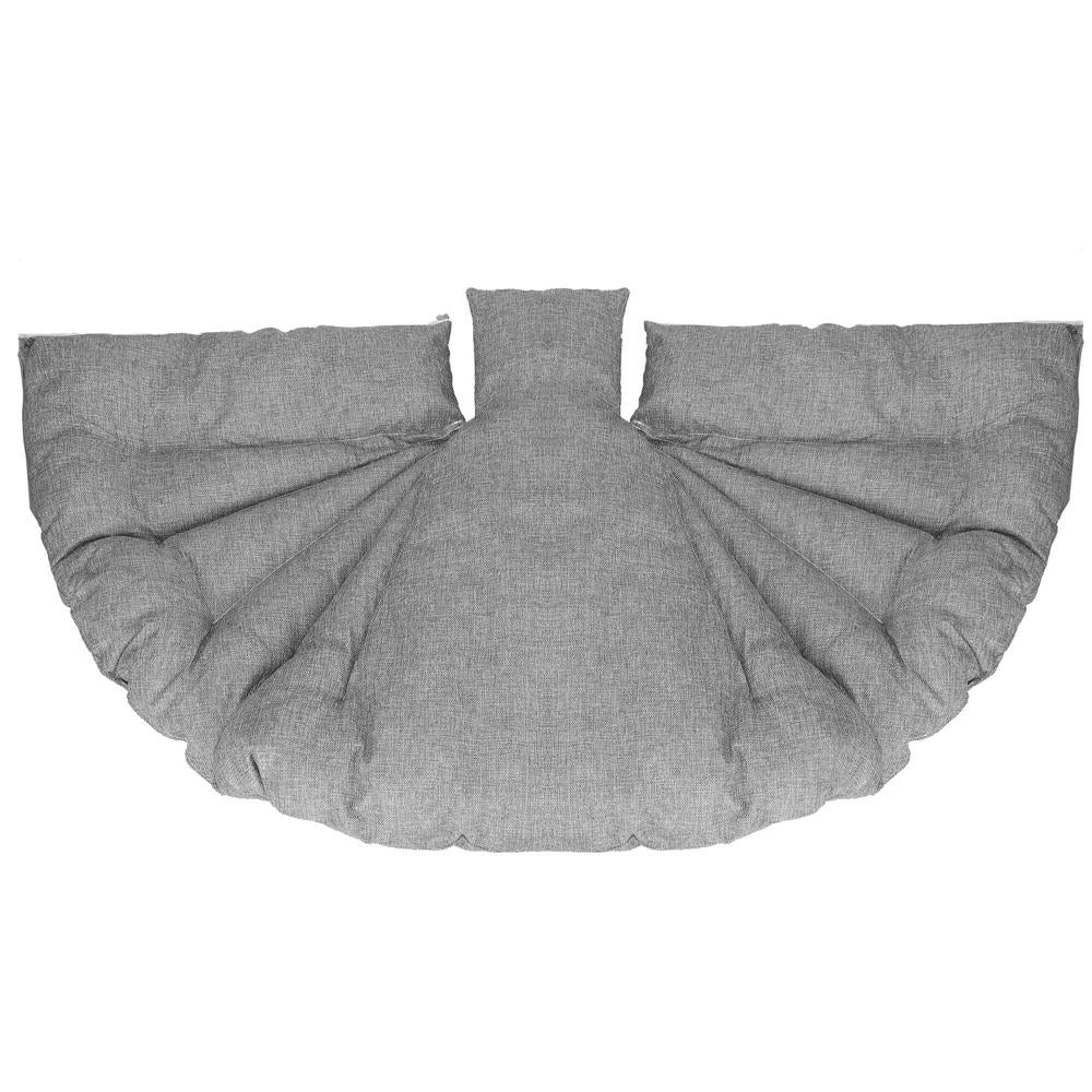 Perna pentru leagane suspendate, cu fermoar, gri, 130x75cm