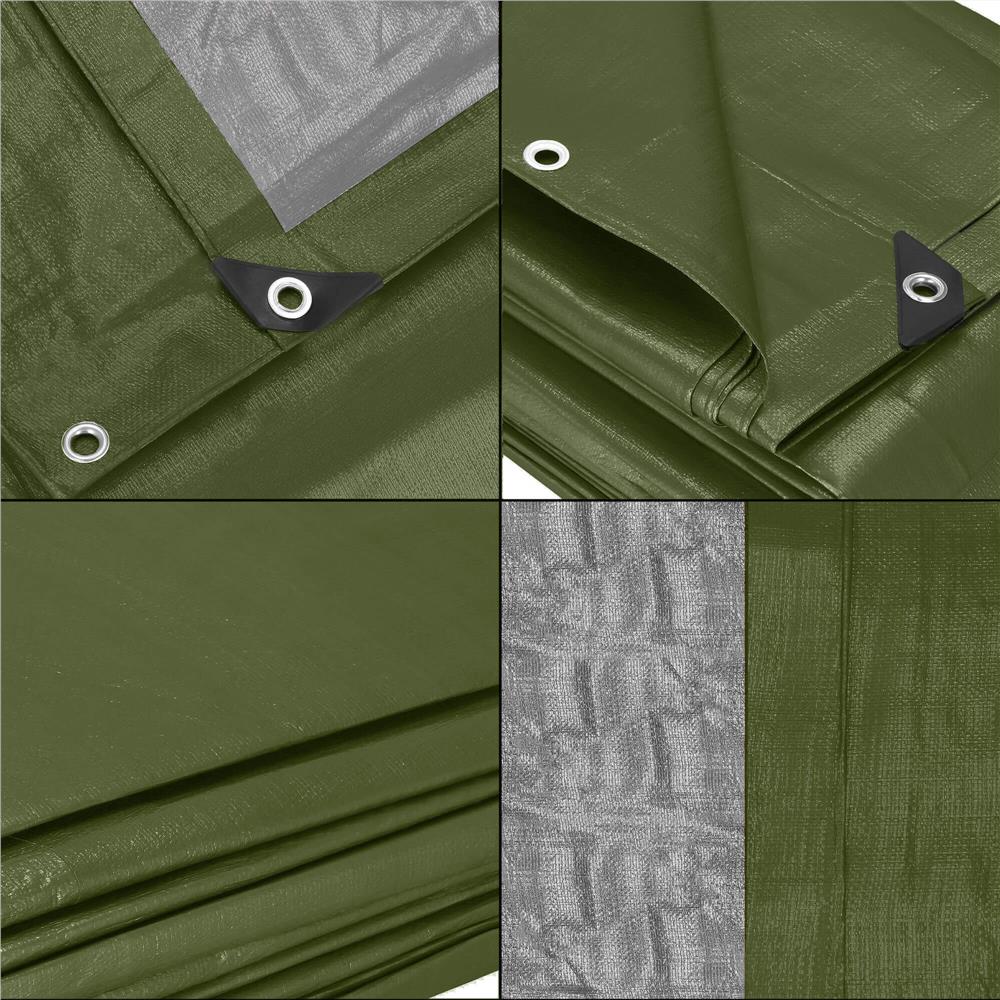 Prelata din polietilena impermeabila laminata, 120g/m2, 3x5m, verde