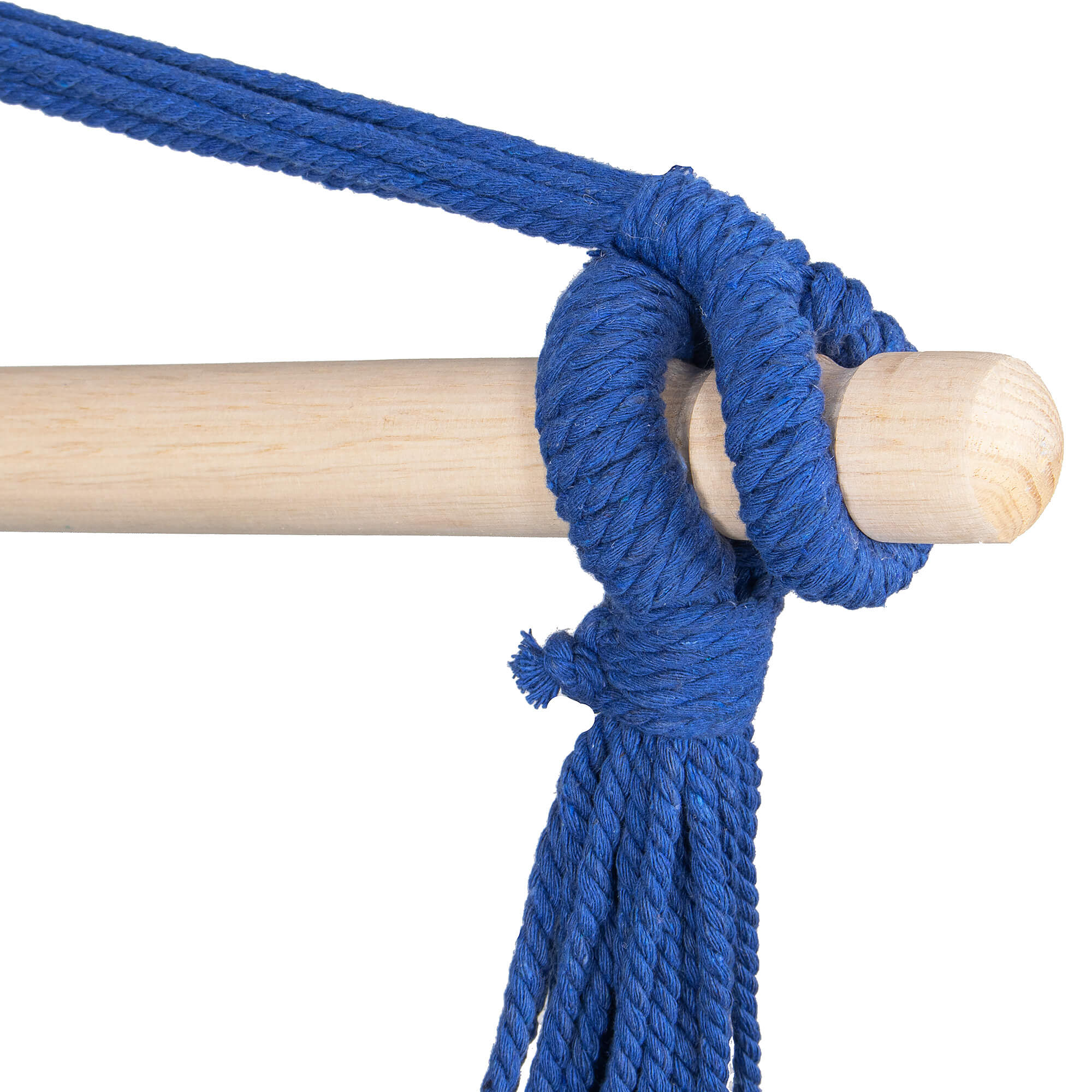 Hamac tip leagan suspendat pentru casa sau gradina, albastru-verde, 130x100cm, 150kg