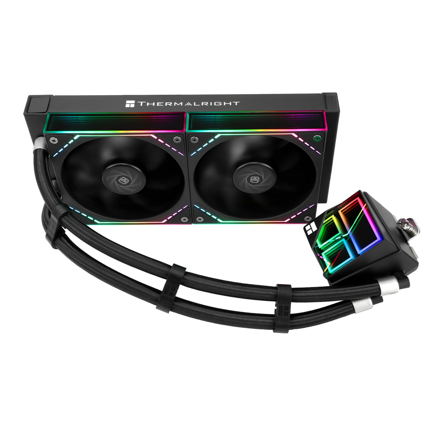 COOLER Thermalright "Frozen Infinity 240", skt. Intel si AMD, racire cu lichid, 2 x 120mm, 2000 RPM, ARGB adresabil, negru "Frozen Infinity 240 Black"