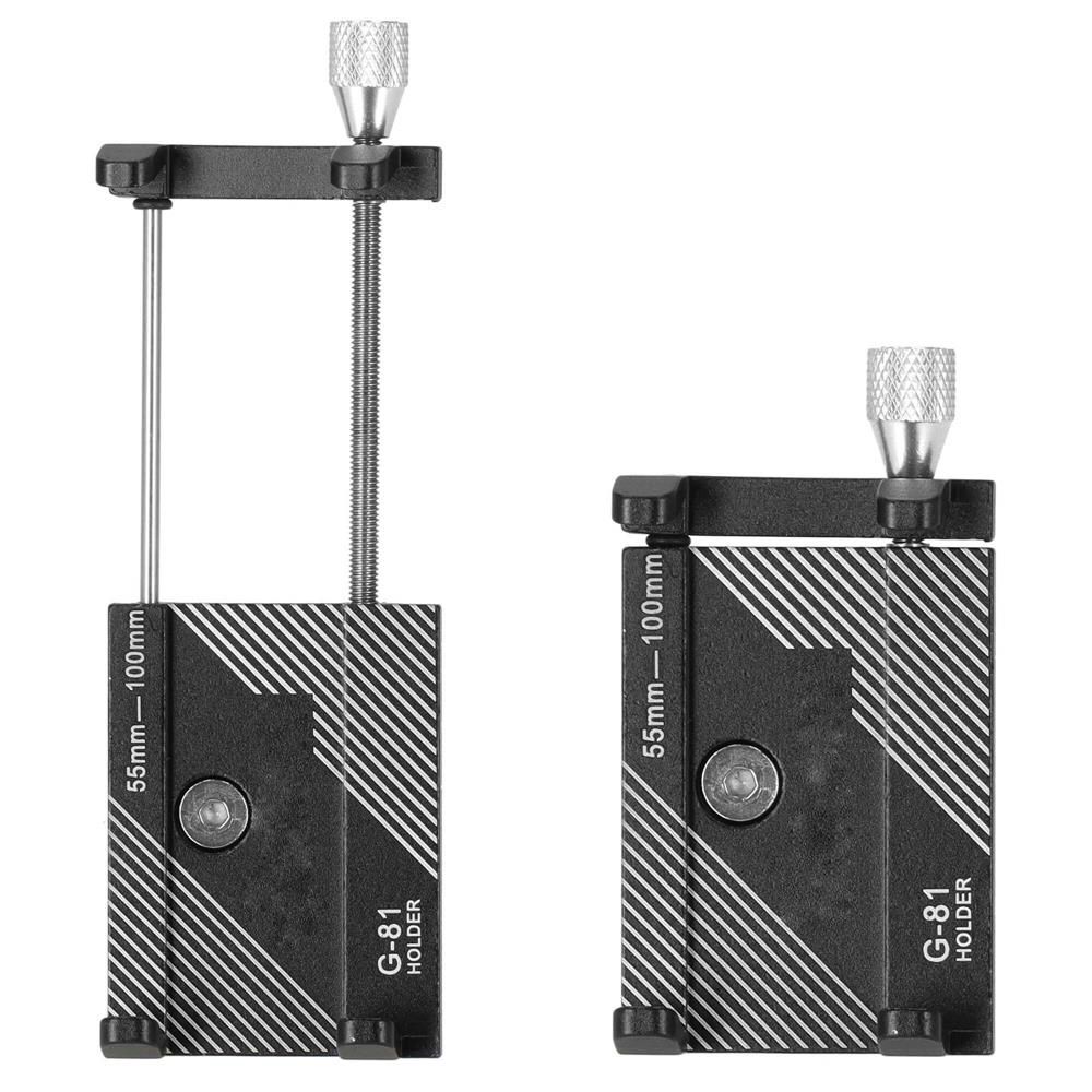 Suport de telefon pentru bicicleta, motocicleta, scuter, trotineta, din aluminiu, negru