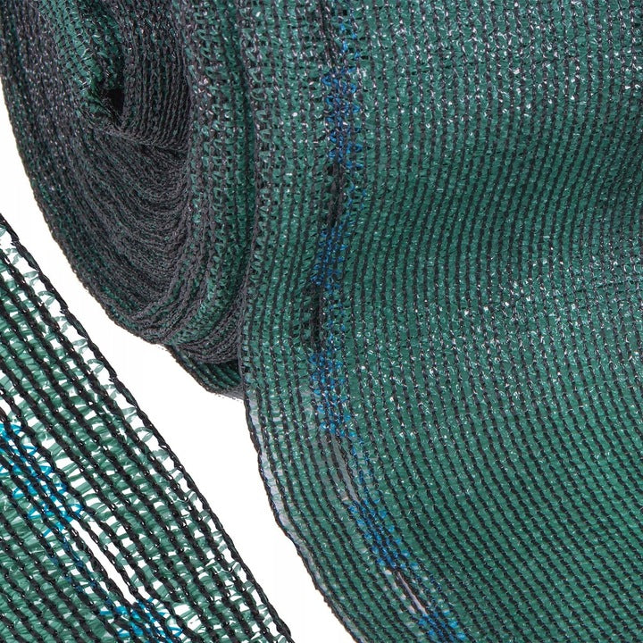 Plasa umbrire si intimitate pentru gard, 1.5m latime, 10m lungime, 185g densitate, verde