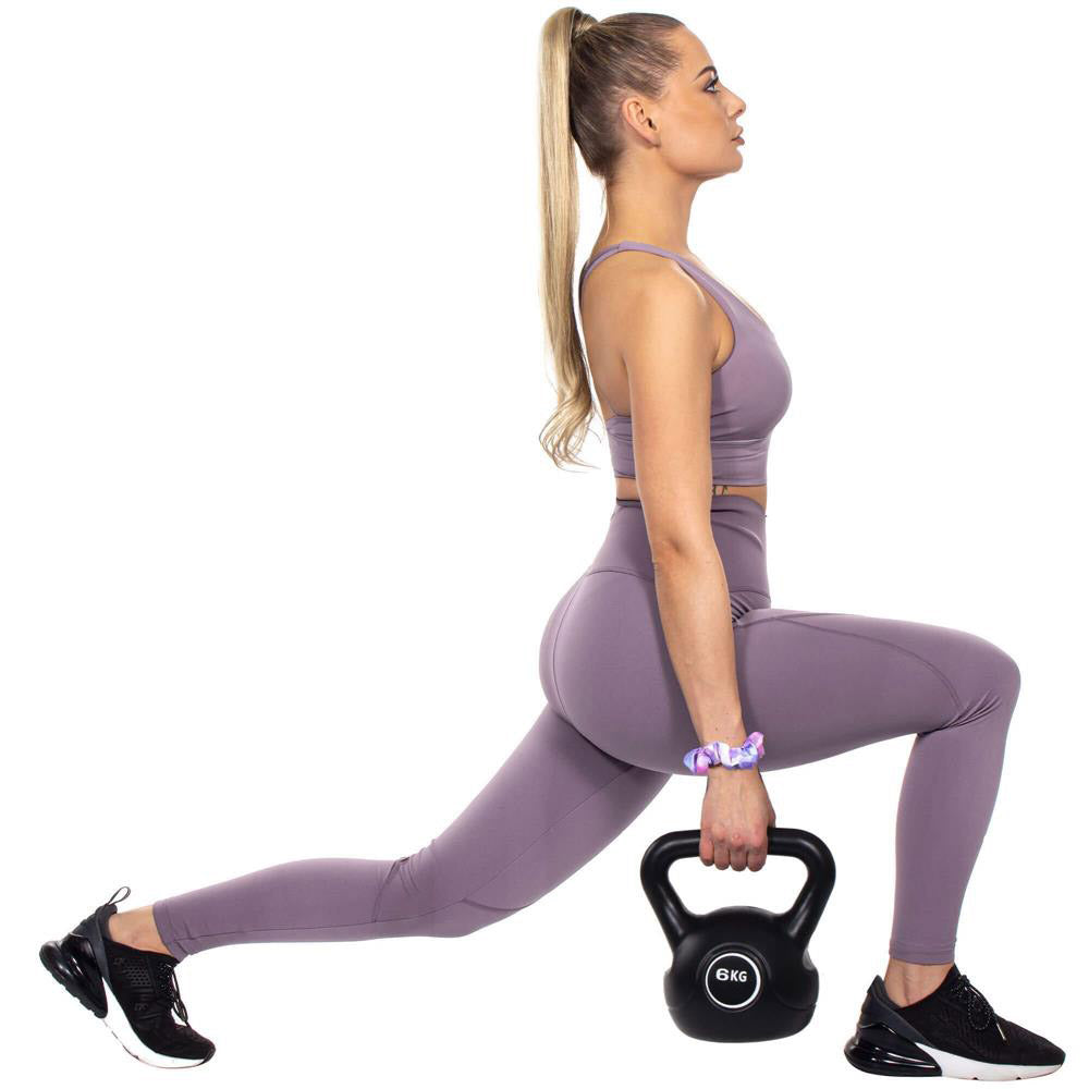 Gantera Kettlebell 6kg Neagra