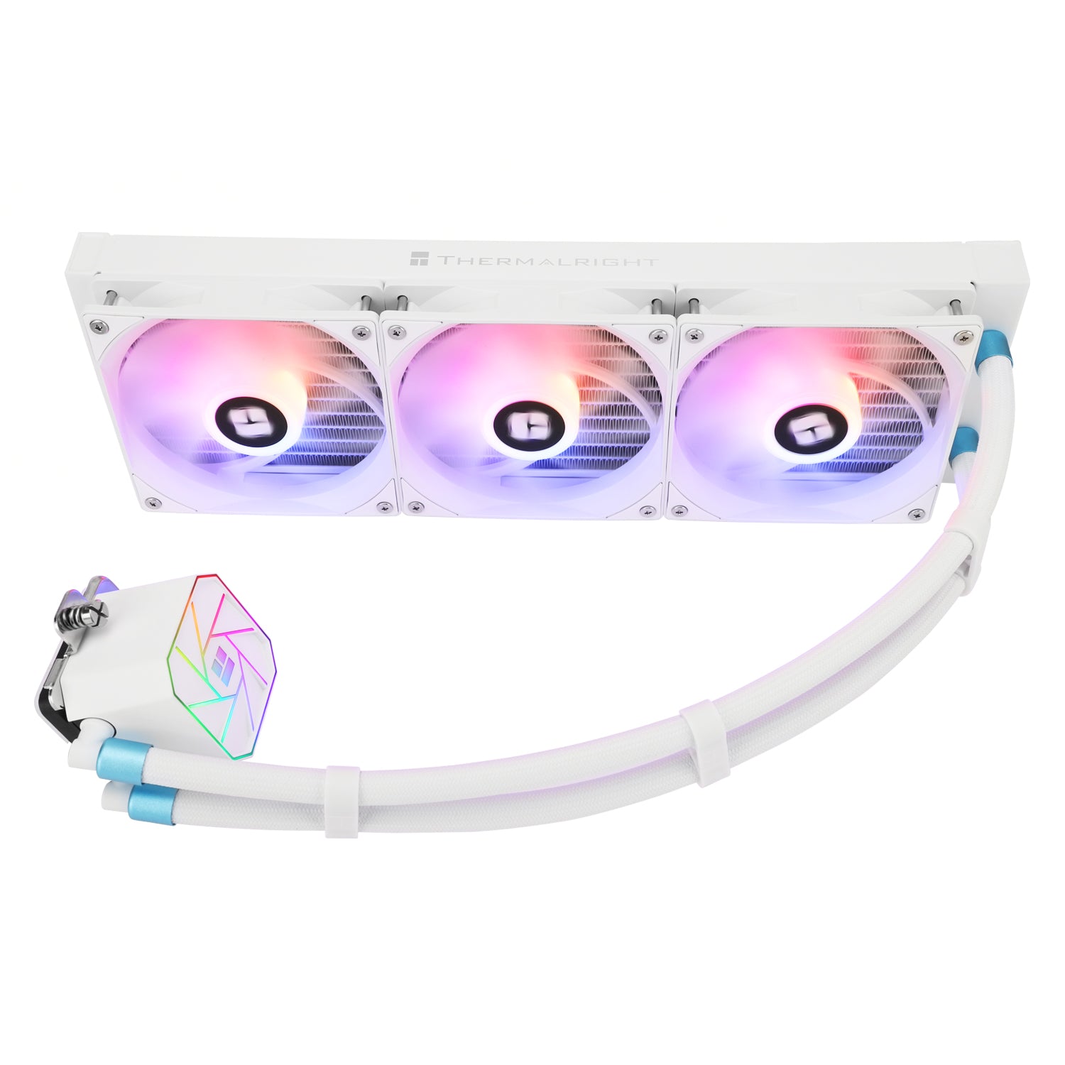 COOLER Thermalright "Aqua Elite 360 White Argb V3", skt. LGA1851, LGA 1700, AM4, AM5, racire cu lichid, 3 x 120mm, 1500 RPM, ARGB adresabil, alb "Aqua Elite 360 White Argb V3"