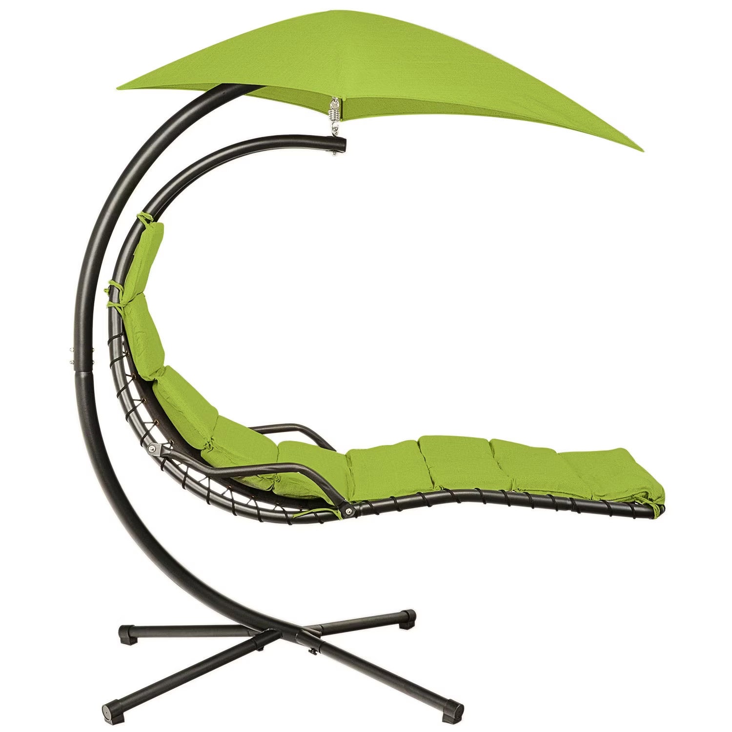 Leagan balansoar pentru gradina sau balcon, Bora Bora, 190x100x220 cm, verde