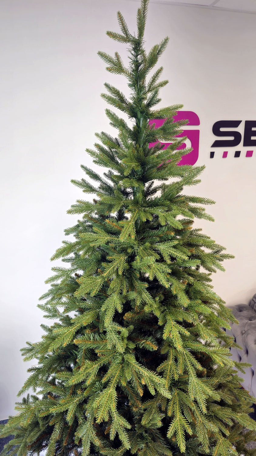 Brad artificial Christmas Deluxe by Sersimo, Nature, 2D+3D, 230cm - 7